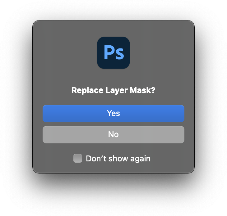 Duplicating a mask in Photoshop