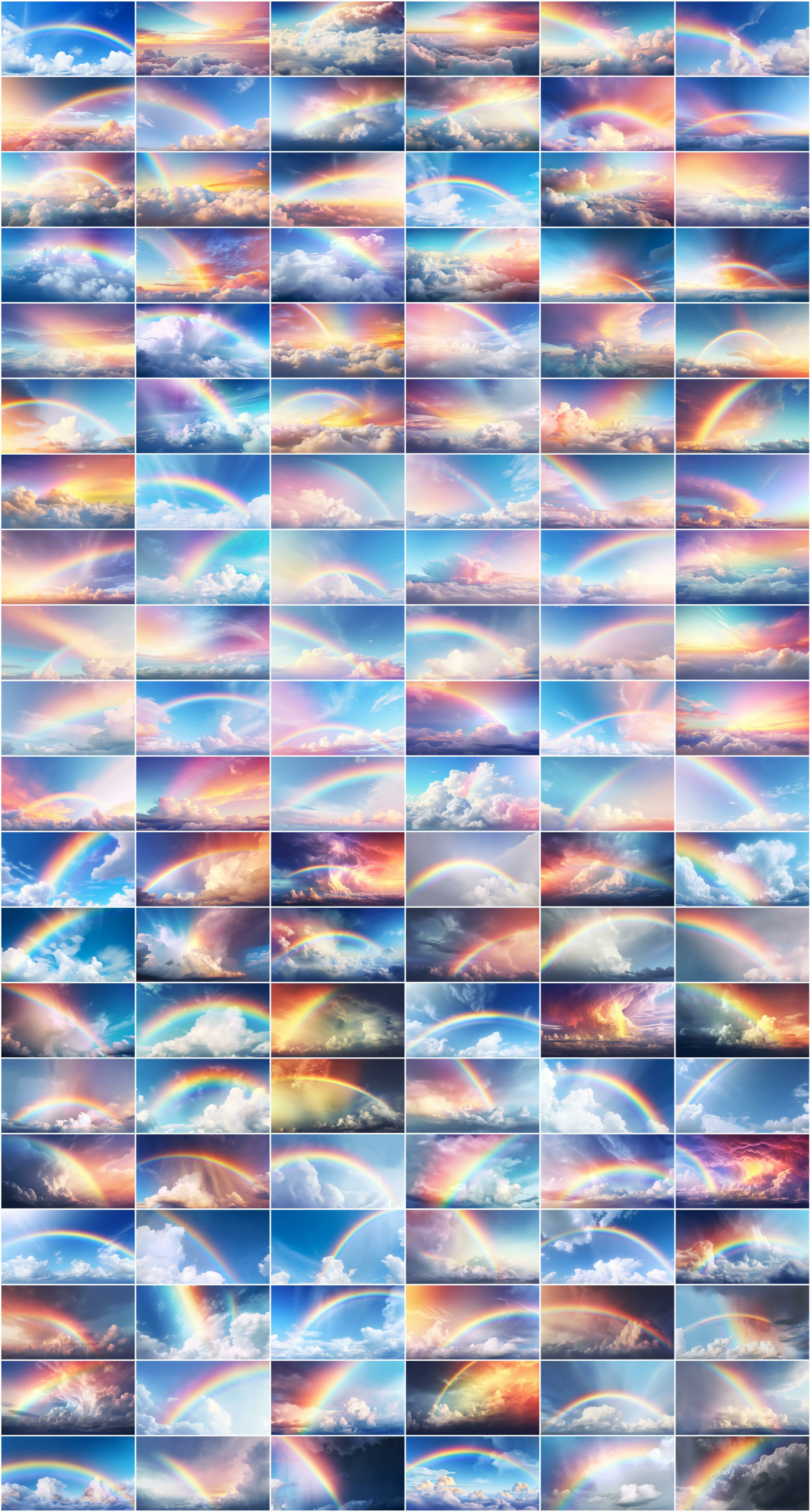Rainbow Sky Overlays — Nicolesy
